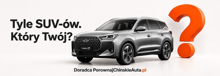 Tyle SUV-ow. Ktory Twoj? Doradca PorownajChinskieAuta.pl
