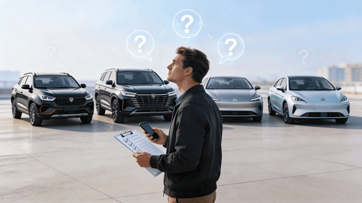 Nie wiesz, które chińskie auto wybrać? 5 pytań, które zawężą wybór