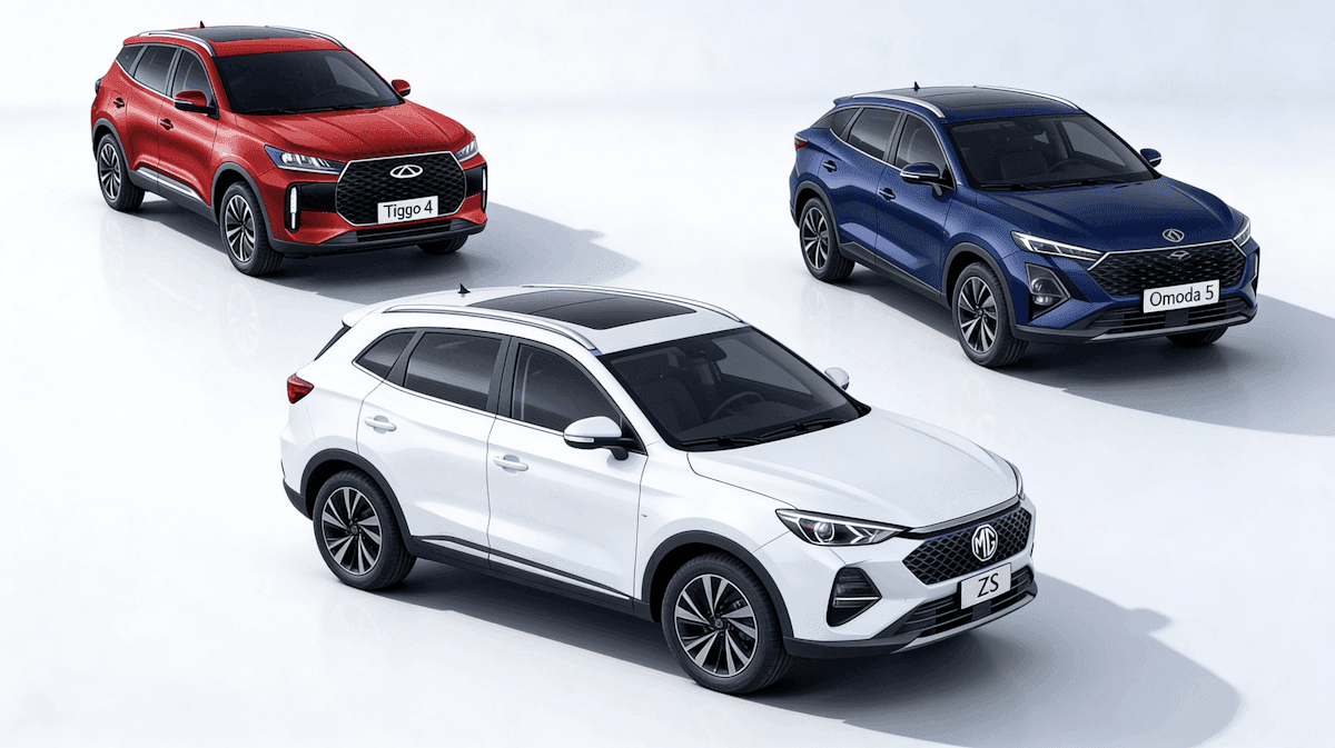 Najlepszy hybrydowy SUV do miasta – MG, Chery czy Omoda?