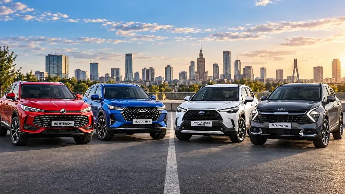 MG HS Hybrid+, Chery Tiggo 7 Hybrid, Toyota Corolla Cross czy Kia Sportage? Którego SUV-a wybrać?